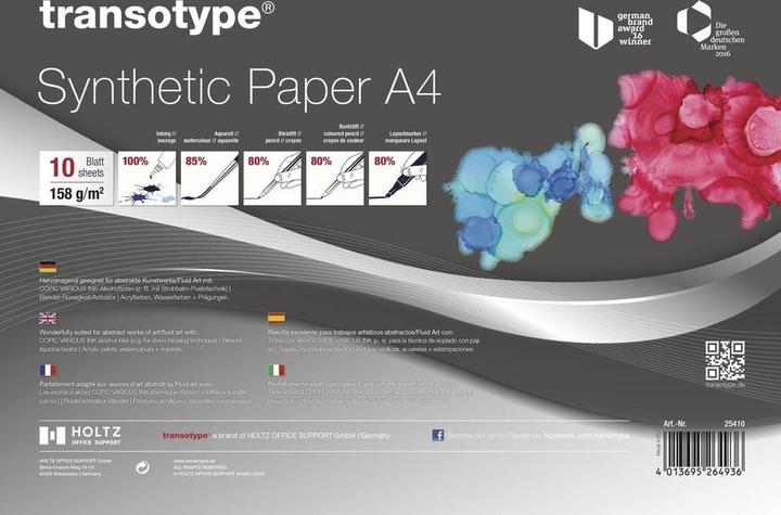 Image du produit Transotype Papier synthétique (158 g/m², 10 x)