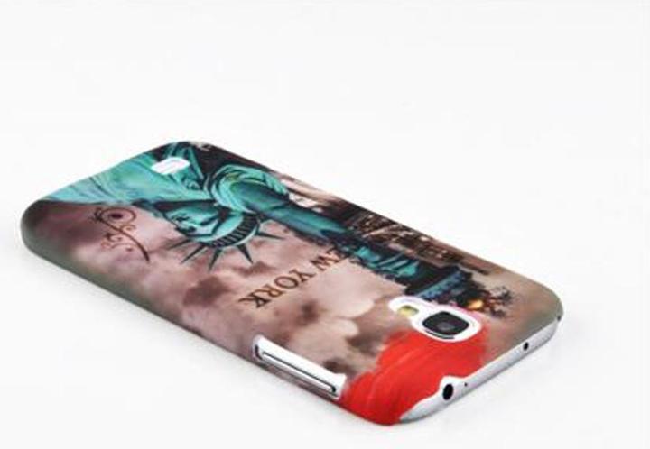 Actual product image Cadorabo Hard cover with imprint cover (Samsung Galaxy S4)