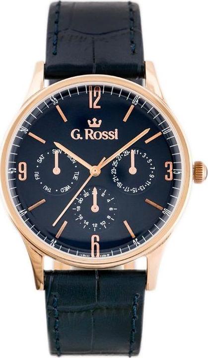 Gino Rossi watch 10737A-6F3 (zg258f) blue (42 mm)