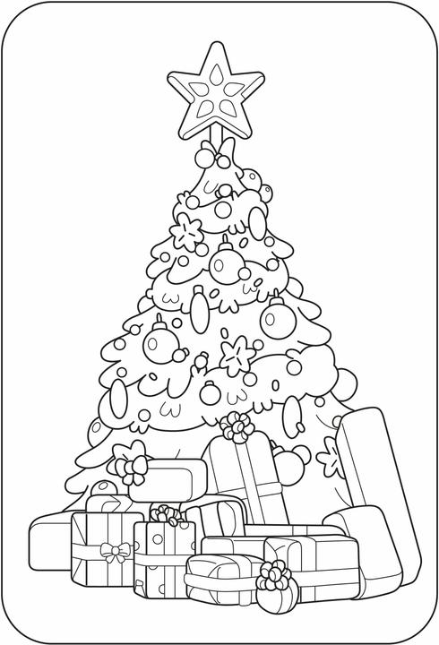 Actual product image BLUEY - Merry Christmas - A colouring book