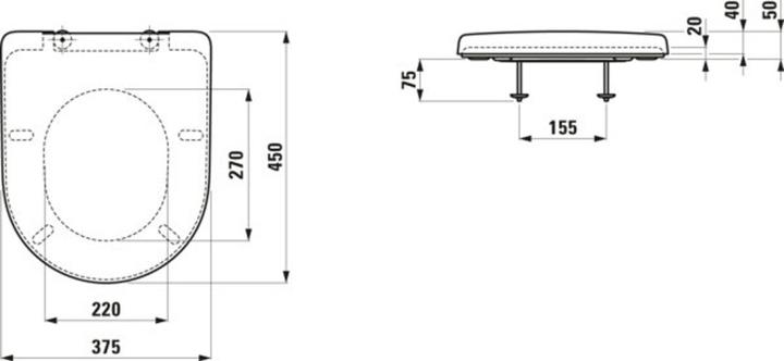 Actual product image Laufen WC seat