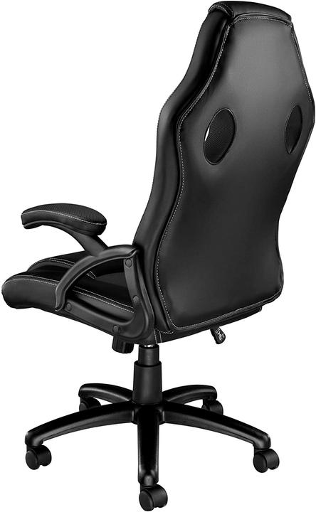 Image du produit tectake Siège sport Fauteuil de direction, noir-noir