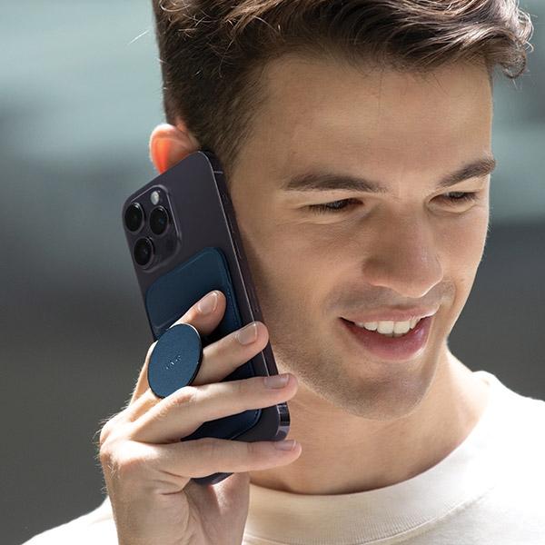 Actual product image Uniq Flixa magnetyczny portfel na karty z podpórką granatowy/navy blue