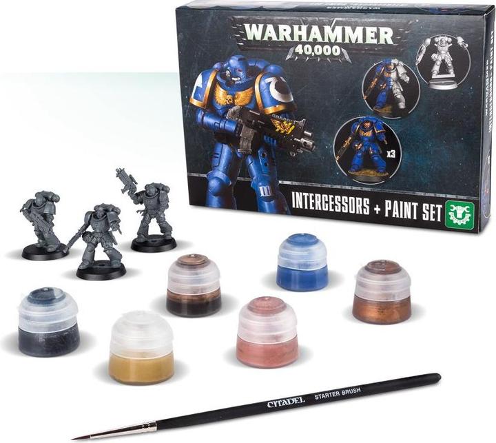 Games Workshop Warhammer 40k - Citadel Space Marines Inferno Paint Set (Kit de peinture infernale) (Matières plastiques)
