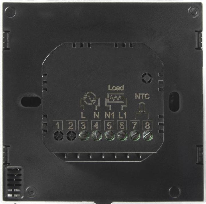 Actual product image Sygonix SY-6052180 Flush-mounted radio room thermostat Weekly programme 1pc.