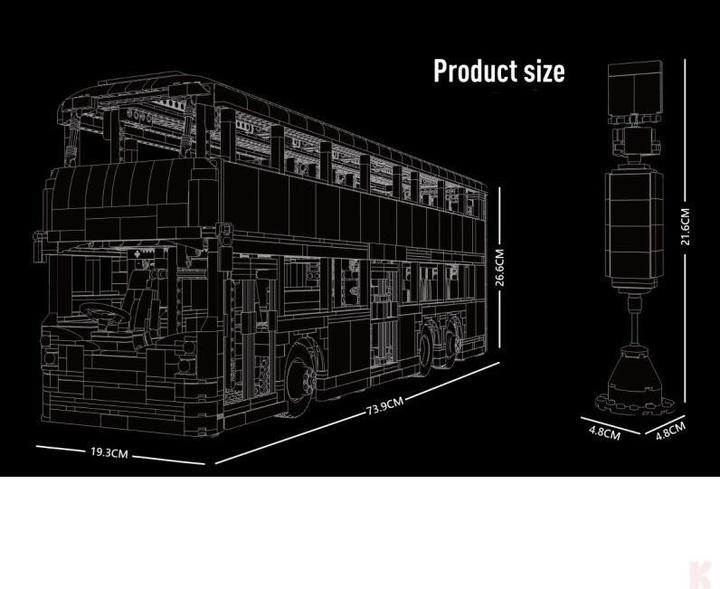 Produktbild Mould King Doppelstock Bus- Limited Edion