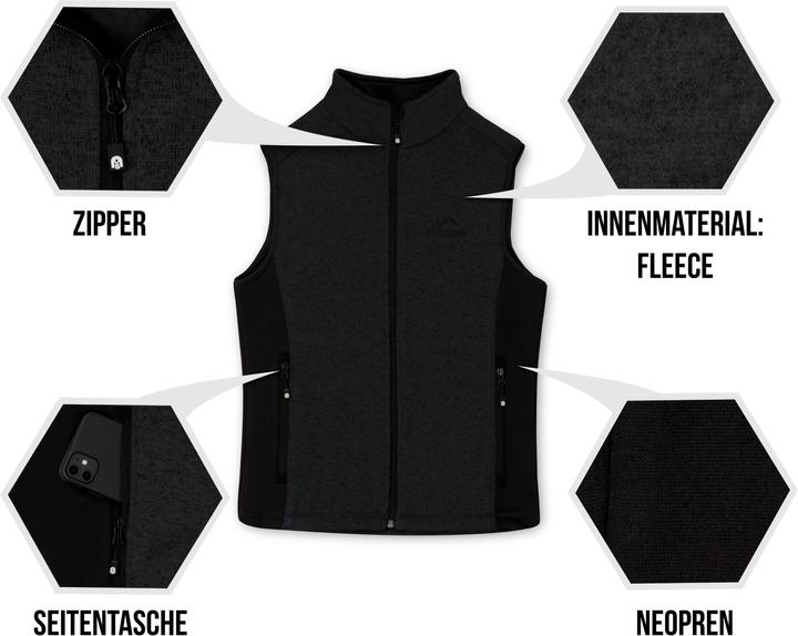 Immagine prodotto Normani Gilet da uomo in maglia di pile Shamattawa (3XL)