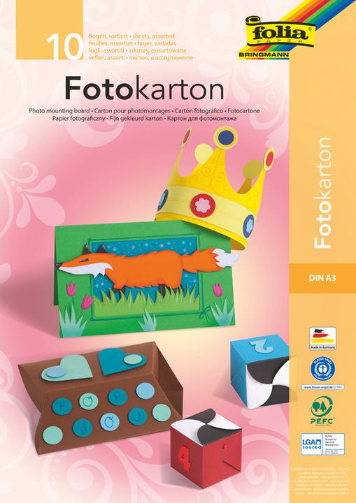 Image du produit Folia Bloc de carton photo A3 (300 g/m², 10 x)