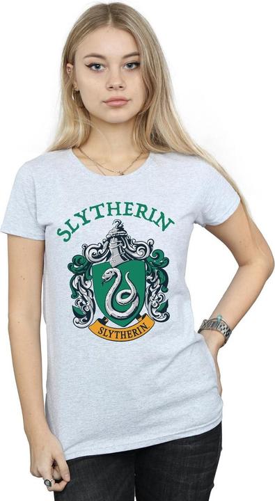 Actual product image Womens/Ladies Slytherin Crest Cotton T-Shirt (L)