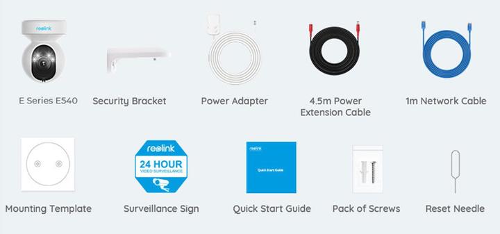 Actual product image Reolink E Series E540-5MP (2560 x 1920 pixels)