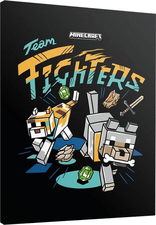 Produktbild Minecraft Leinwanddruck Team Farmers (80 x 60 cm)