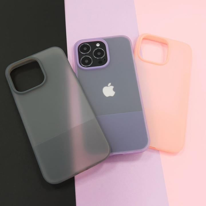 Immagine prodotto Kingxbar Custodia serie Plain Cover per iPhone 13 Custodia in silicone viola (Apple iPhone 13)