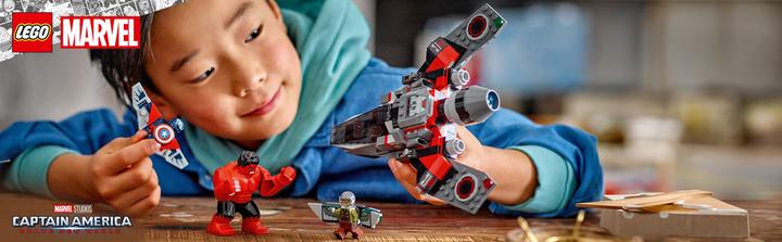 Image du produit LEGO Showdown zwischen Captain America und Red Hulk (76292, LEGO Marvel)