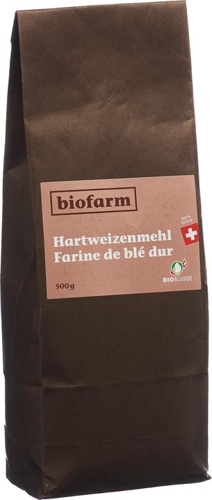 Produktbild Biofarm Hartweizenmehl CH Knospe (500 g)