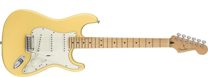 Actual product image Fender Player Stratocaster Buttercream MN (Electric guitar, Maple, Nickel-plated steel, Synthetic bone)