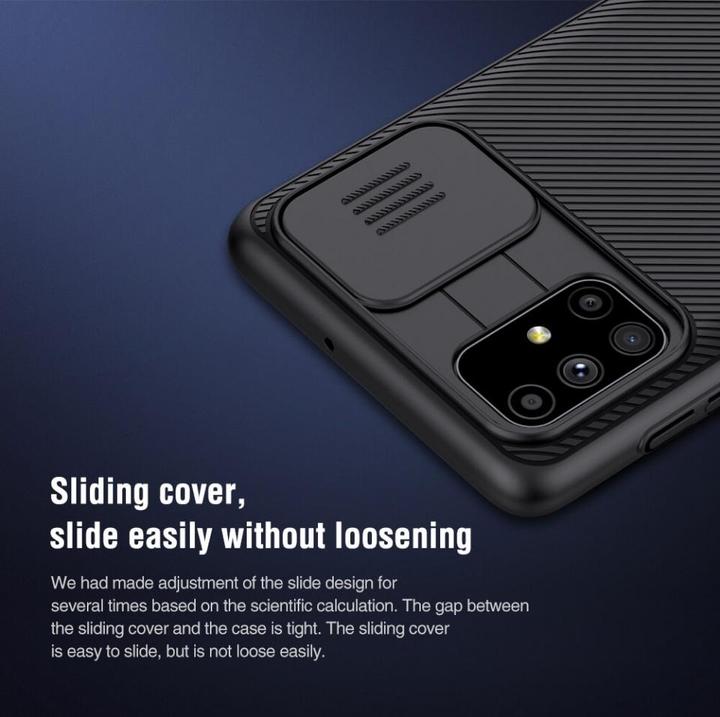 Actual product image Nillkin CamShield case for Samsung Galaxy M51 (black) universal (Samsung Galaxy M51)