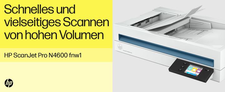 Actual product image HP Scanjet Pro 4600 fnw1 07A (USB, WLAN)