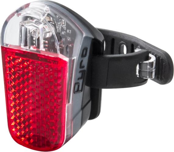 Actual product image Spanninga rear light PYRO XB + batteries (SNG-999144) (20 lm, 20 lm)
