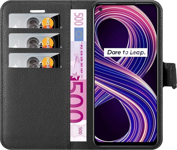 Actual product image Cadorabo Book Stand Case for Realme 8 5G / V13 / Q3 / Q3i / Narzo 30 5G (Realme Narzo 30 5G, Realme V13, Realme Q3i 5G)
