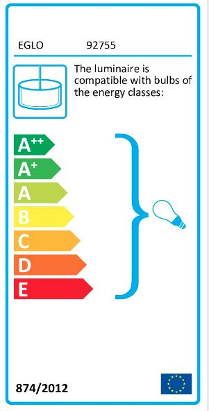 Label énergétique EGLO Tombolo (E27)