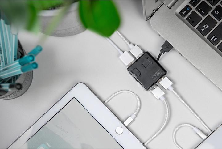 Productafbeelding Digitus DA-70217 (USB-A, 4 Havens)