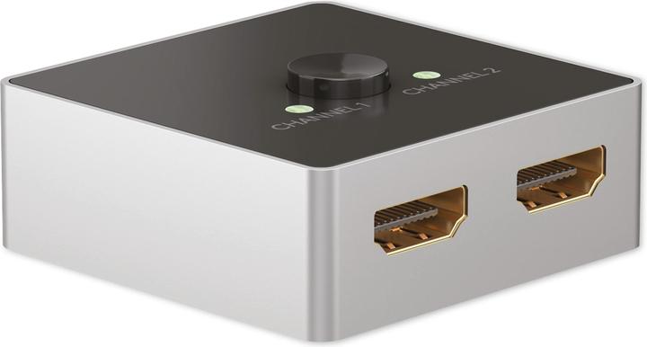 Actual product image Goobay Manual HDMI Switch Box 2 to 1 4K @ 60 Hz