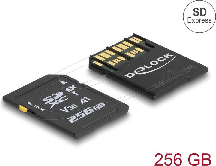 Produktbild Delock SD Express Speicherkarte 256 GB (256 GB, SD, U3, UHS-I)