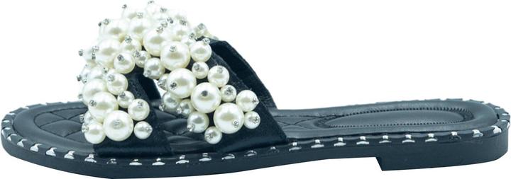 Actual product image Where's That From Womens/Ladies Eve Pearl Flat Heel Sliders (41)