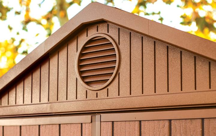 Actual product image Keter Darwin 6x6 Brown With Windows