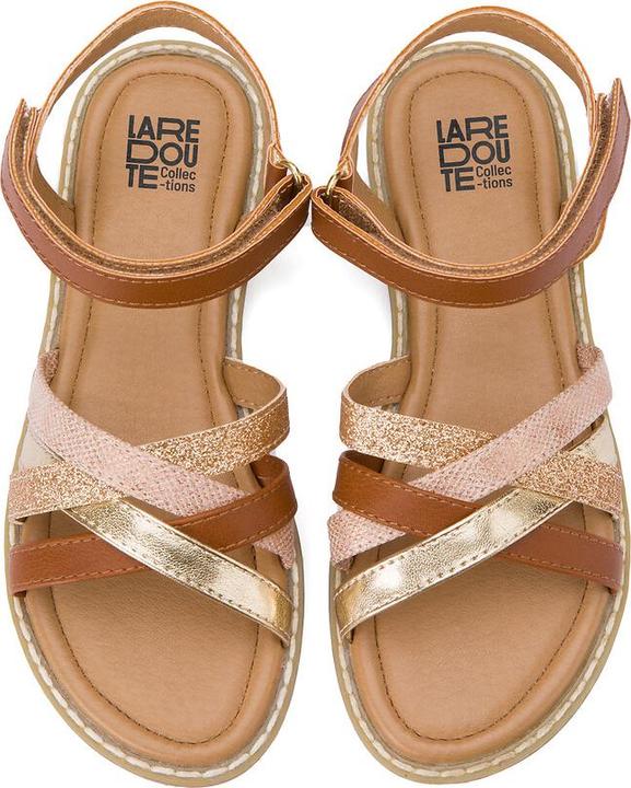 Actual product image La Redoute Collections Woven sandals with velcro straps (33)