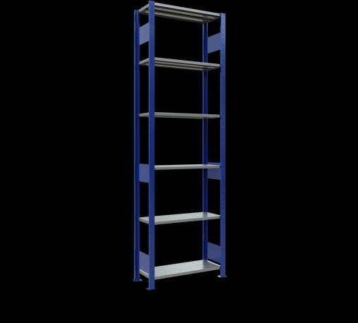 Immagine prodotto Schulte Lagertechnik Sistema di scaffalature di base senza viti MULTIplus150 con ripiani di lunghezza
