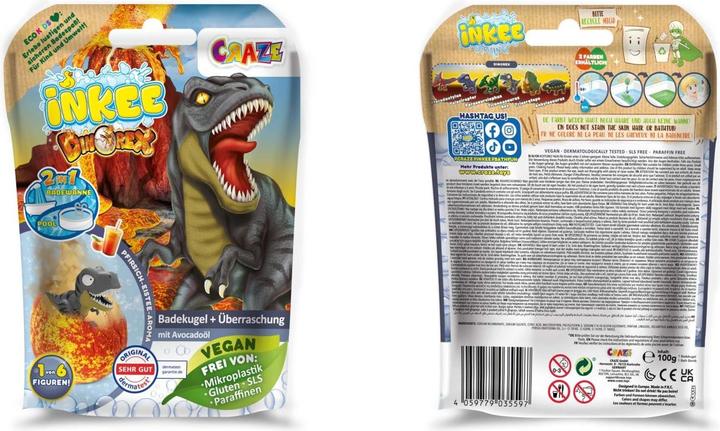 Image du produit Craze Inkee Surprise Dino (Bombe de bain)