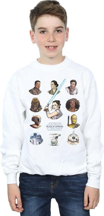 Produktbild Star Wars The Rise Of Skywalker Resistance Character Line Up Sweatshirt Jungen (104)