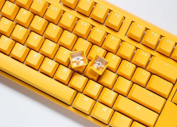 Image du produit Ducky Clavier de jeu One 3 jaune, RGB LED - MX bleu (DE, Filaire)