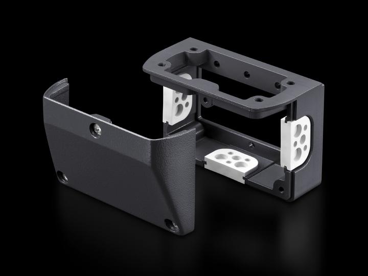 Image du produit Rittal Console de raccordement pour le raccordement à l'arrière des boîtiers de commande plats