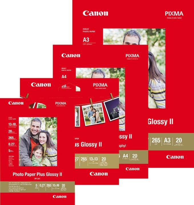 Actual product image Canon PP-201 Plus Glossy II (260 g/m², A4, 20 x)