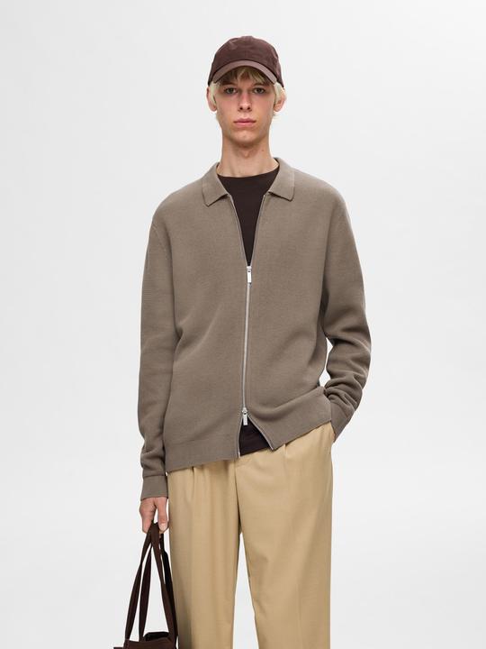 Image du produit Selected Homme Cardigan en tricot avec fermeture éclair (S)