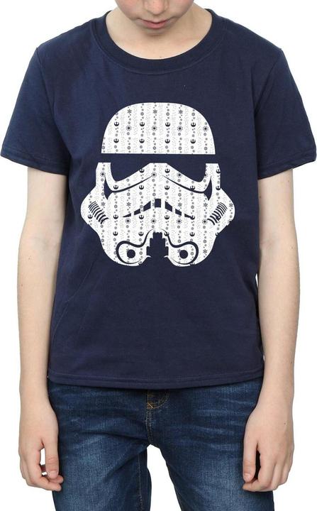 Immagine prodotto Star Wars Christmas Stormtrooper Helmet Maglietta Ragazzi (152, 158)