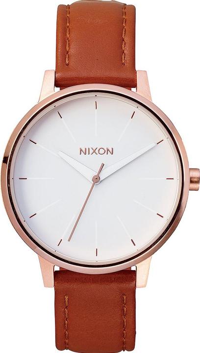 Nixon Le cuir Kensington (Montre analogique, 37 mm)