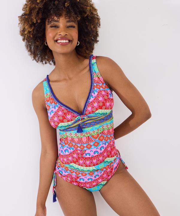 Produktbild Joe Browns Patchwork Tassel Trim Tankini Top (40)