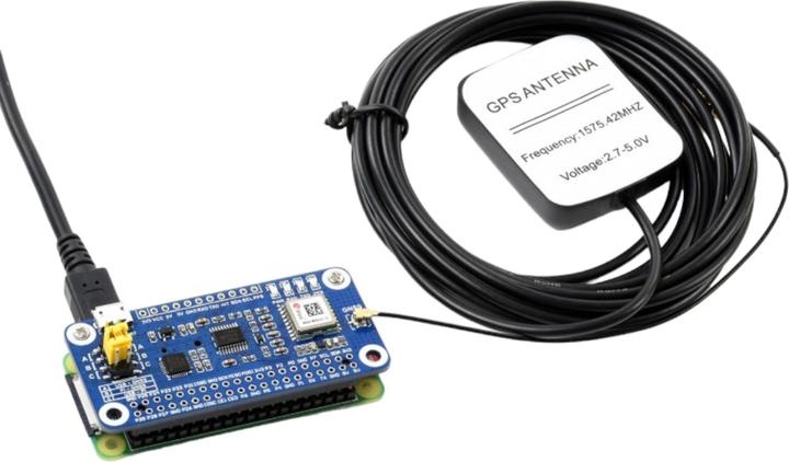 Actual product image WaveShare GPS uBlox MAX-M8Q GNSS HAT for Raspberry Pi