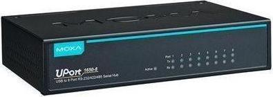 Moxa UPORT 1650-8 - Serieller USB-Hub mit 8 Anschlüssen RS-232/422/485 (USB-A, 8 Ports)