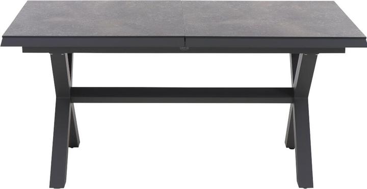 Image du produit Siena Garden Sincro Ausziehtisch 160/200x90cm matt anthrazit / HPL titan (160 cm)