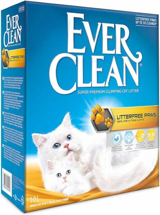 Everclean Litterfree Paws (Parfümiert, Neutralisierend, Nicht staubend, Klumpend, 9.50 kg)