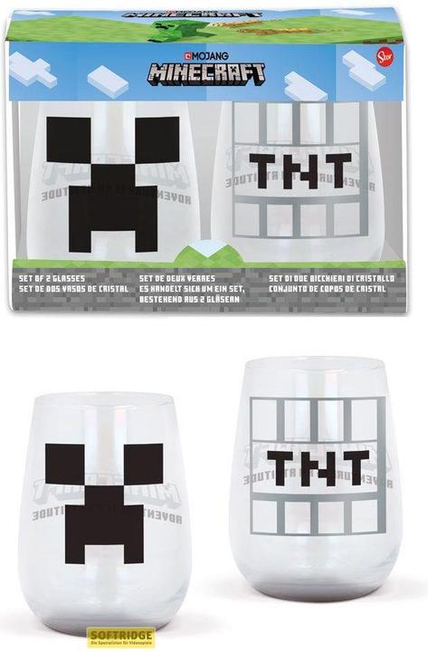Image du produit Stor Minecraft - Creeper Set de 2 Verres (0.51 l, 2 x)
