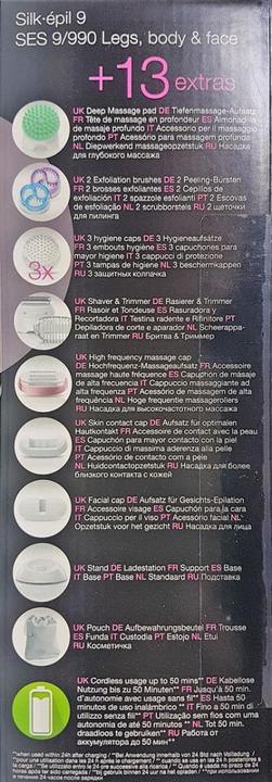 Actual product image Braun Silk-épil 9 SensoSmart SkinSpa