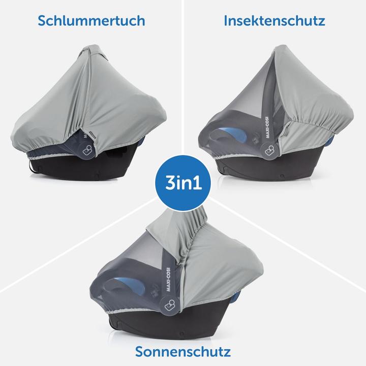 Produktbild Zamboo Sonnenschutz Auto 5-teiliges Komfort- und Schutz-Set für Babyschale mit