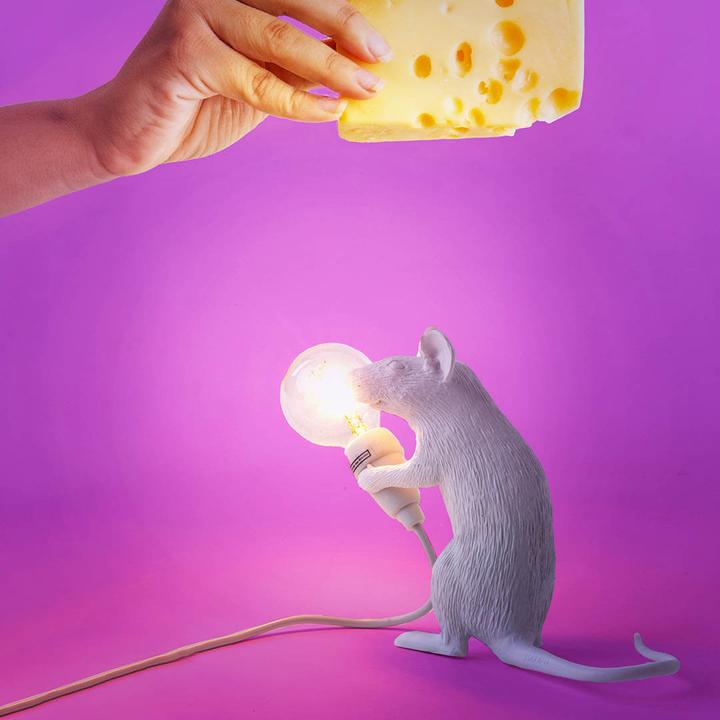 Actual product image Seletti Mouse Lamp Mac Sitting table lamp (90 lm, E14)