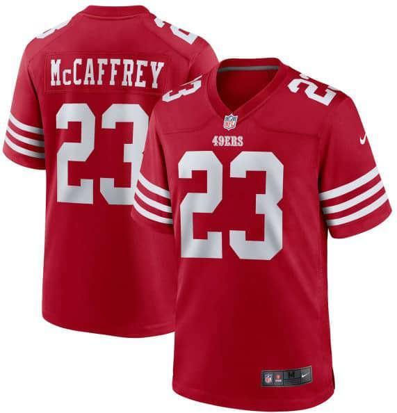 Image du produit Nike San Francisco 49ers Home Jersey McCaffrey 23 S (S)