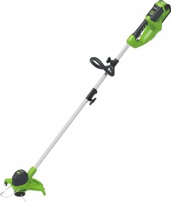Immagine prodotto Greenworks Tosaerba da 40V con batteria da 2Ah e caricabatterie (G40LTK2). (Filo di taglio)